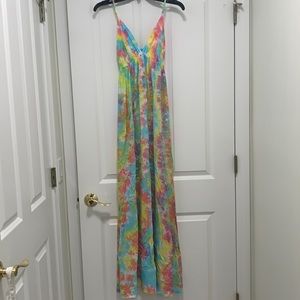 Rainbow tiara Hawaii Gracie Maxi Dress